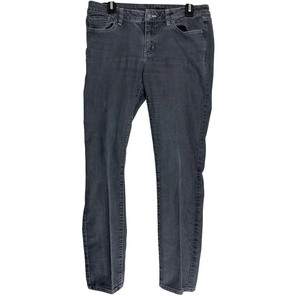 prAna Skinny Jeans Womens Size 8 / 29 Gray Mid Rise Minimalist Capsule Wardrobe